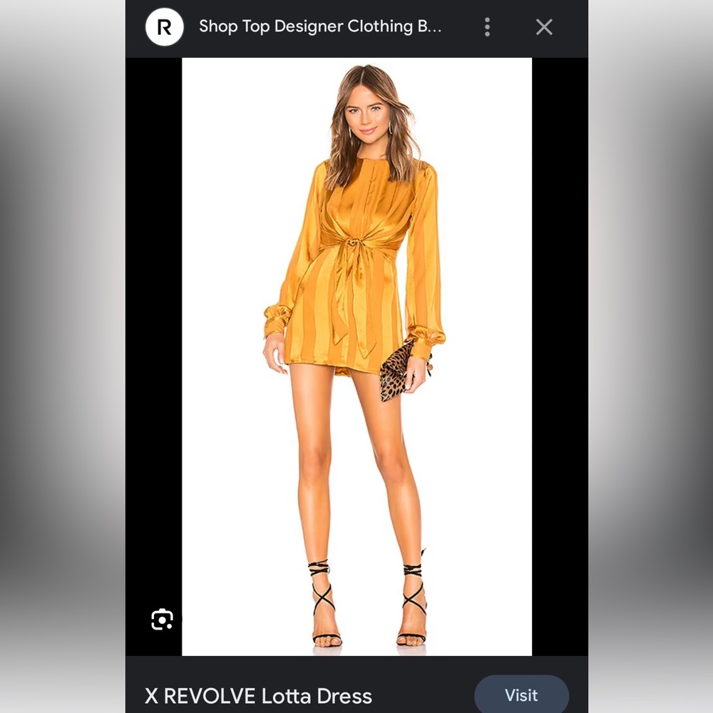 HOUSE OF HARLOW 1960’s REVOLVE COLLECTION- LOTTA IN GOLD
